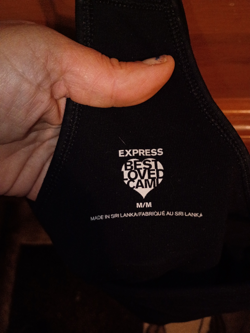Express Black Racerback Tank Top - Picture 3 of 3